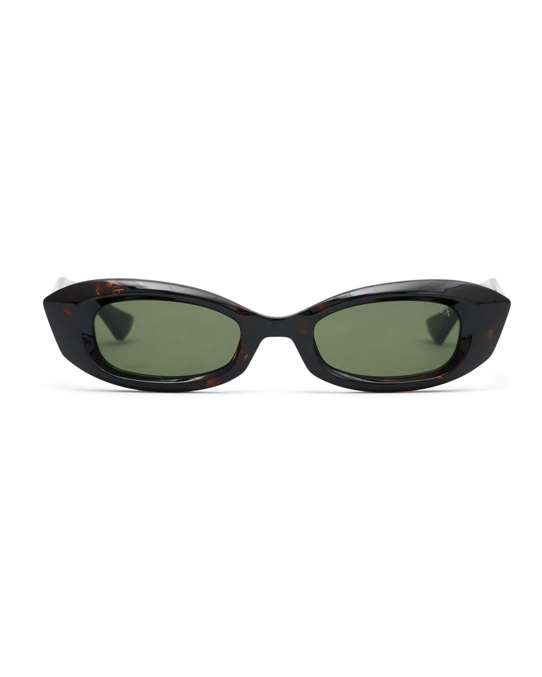 Tara Sunglasses Tortoise/Green