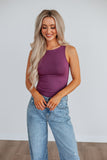 Ariel Basic Tank - Plum