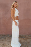 No Contact Maxi Skirt Off White