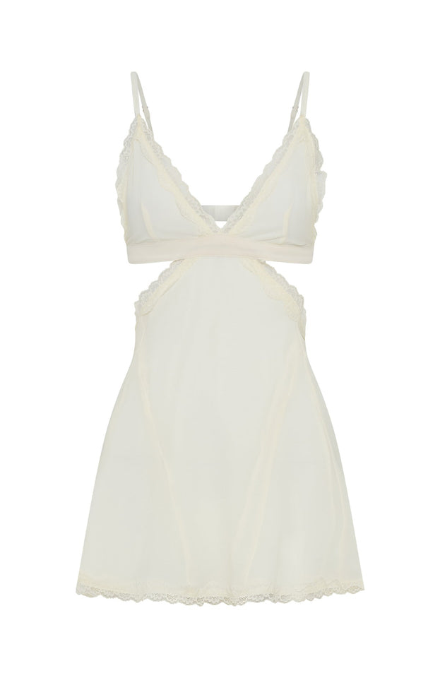 Polar Opposite Mini Dress Off White