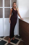 She's Back Maxi Dress Espresso