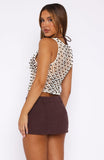 Selfish Behaviour Mini Skort Chocolate