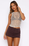 Selfish Behaviour Mini Skort Chocolate