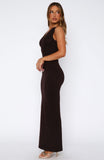 She's Back Maxi Dress Espresso