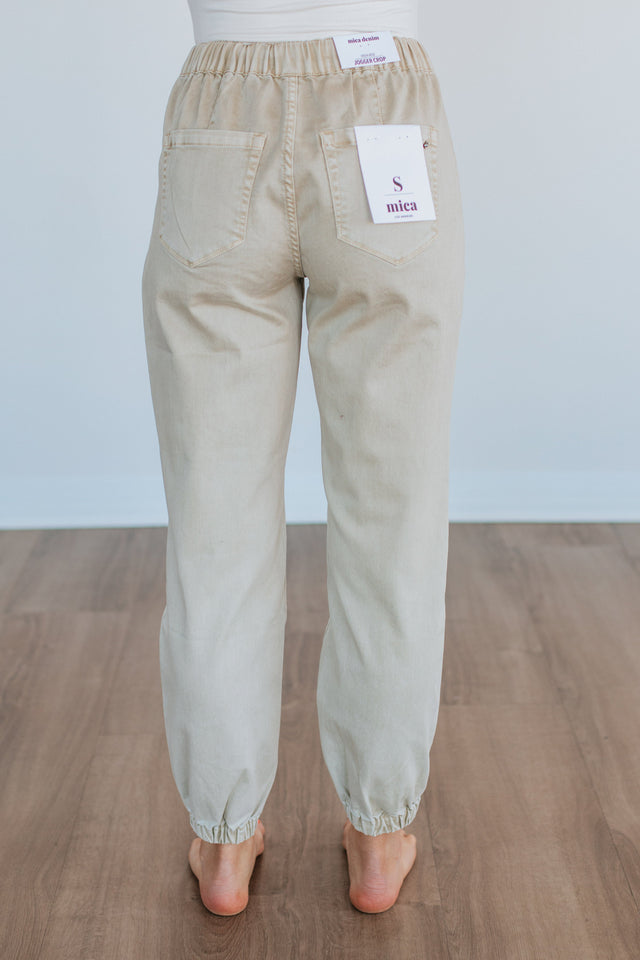 Drea Mica Joggers - Natural