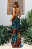 Amore Maxi Dress Teal Mirage