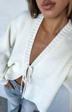 Flashback Knit Cardigan Off White