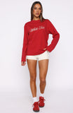 What The Heart Wants Long Sleeve Tee Red