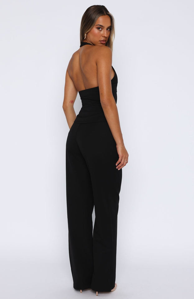 Only Acting Pants Black