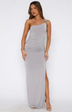 She's A Boss Maxi Dress Grey