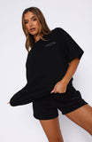 Offstage Back Graphic Oversized Tee Onyx