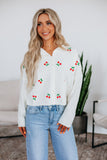 Brooke Cherry Cardigan
