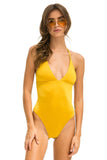 TRIANGLE ONE PIECE SWIMSUIT - REGGAE