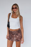 Aura Wave Mini Skirt The Wild Print