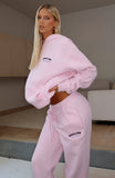 Lucky Thirteen Cheyenne Oversized Hoodie Soft Pink