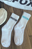 No Convincing Socks 2 Pack White/Choc/Blue