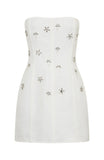 Savage Lust Strapless Mini Dress White