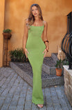 Deep Love Knit Maxi Dress Clover