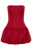 Sunshine Serenade Mini Dress Red