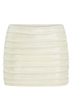 Valencia Vibes Mini Skirt Pearl